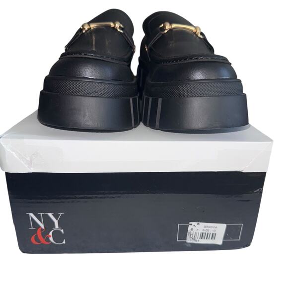 New York & Company Seraphina Women's Platform Loafers SZ/10 - Picture 15 of 16